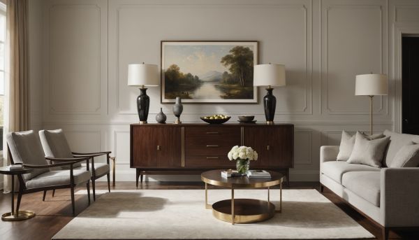 Le mélange harmonieux entre mobilier ancien et contemporain